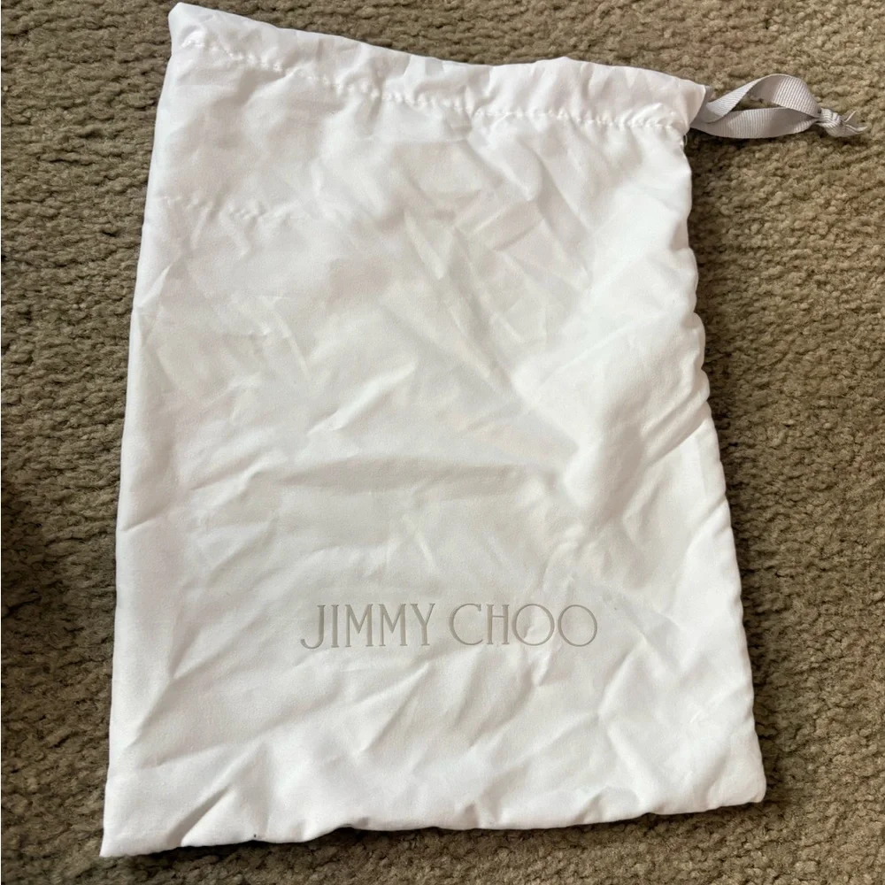 Jimmy Choo bon bon satin bucket handbag - Picture 8 of 15